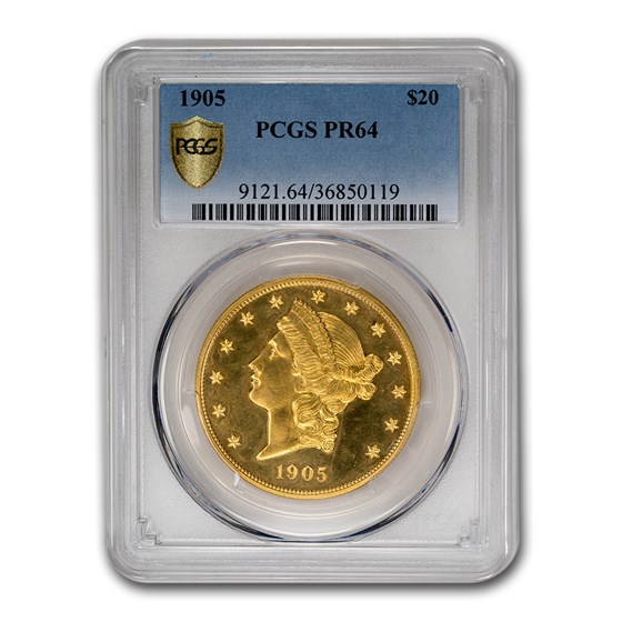 1905 $20 Liberty Gold Double Eagle PR-64 PCGS 1905 $20 Liberty Gold Double Eagle PR-64 PCGS